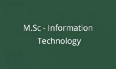 M.SC INFORMATION TECHNOLOGY
